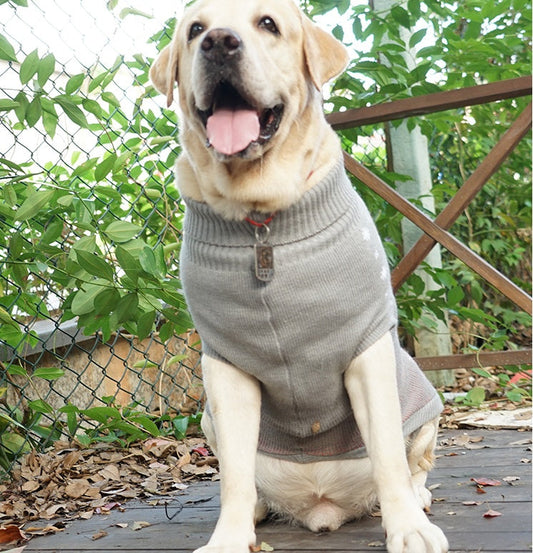 HKM-313235 Cozy Cotton Dog Sweater for Autumn and Winter - Multiple Sizes and Colors Available