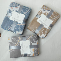 HKM-313299 Cooling Cotton Gauze Blanket for Summer Comfort - Soft and Breathable Towel Design