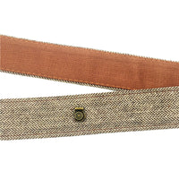 HKM-313555 Dark Grey and Brown Cotton SLR Digital Camera Shoulder Strap, 120 cm Length