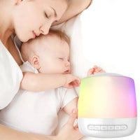 HKM-313683 White Noise Machine with Colorful Touch Lights for Relaxation and Sleep - USB Powered