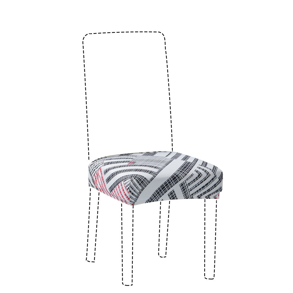 HKM-314195 Elegant Printed Elastic Chair Cover for Home - Multiple Styles and Colors Available