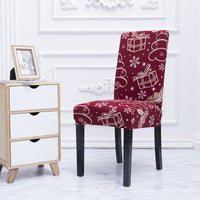 HKM-314195 Elegant Printed Elastic Chair Cover for Home - Multiple Styles and Colors Available