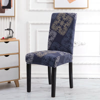 HKM-314195 Elegant Printed Elastic Chair Cover for Home - Multiple Styles and Colors Available