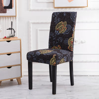 HKM-314195 Elegant Printed Elastic Chair Cover for Home - Multiple Styles and Colors Available