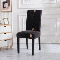 HKM-314195 Elegant Printed Elastic Chair Cover for Home - Multiple Styles and Colors Available