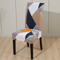 HKM-314195 Elegant Printed Elastic Chair Cover for Home - Multiple Styles and Colors Available