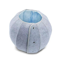 HKM-314771 Foldable Breathable Pet Bed for Dogs and Cats - Soft Felt Cloth Nest in Multiple Colors