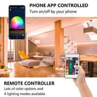 HKM-314963 Smart Wi-Fi LED Strip Light Controller with 5050 RGB Waterproof and Voice Control