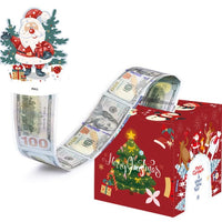 HKM-315091 Christmas Money Paper Box Decoration for Gift Giving and Holiday Atmosphere