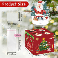 HKM-315091 Christmas Money Paper Box Decoration for Gift Giving and Holiday Atmosphere