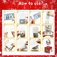 HKM-315091 Christmas Money Paper Box Decoration for Gift Giving and Holiday Atmosphere