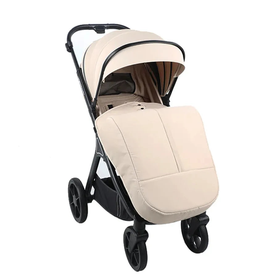 KTX-315155 Compact 3-in-1 Foldable Travel Stroller for Kids Over 3 Years with One-Foot Brake and Five-Point Safety Harness