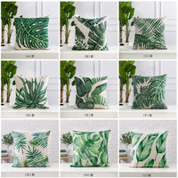 HKM-315347 Cactus Pattern Cushion Cover, 45x45 CM Polyester Decorative Pillow Case for Home and Office