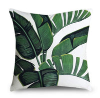 HKM-315347 Cactus Pattern Cushion Cover, 45x45 CM Polyester Decorative Pillow Case for Home and Office
