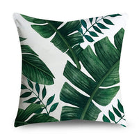 HKM-315347 Cactus Pattern Cushion Cover, 45x45 CM Polyester Decorative Pillow Case for Home and Office