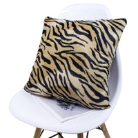 HKM-315411 Leopard Print Plush Cushion Cover in Multiple Colors