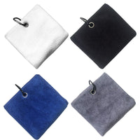 HKM-315539 Microfiber Golf Towel with Quick-Dry Hook - 40x40 cm, Absorbs Water in 21-25 Seconds