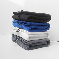 HKM-315539 Microfiber Golf Towel with Quick-Dry Hook - 40x40 cm, Absorbs Water in 21-25 Seconds