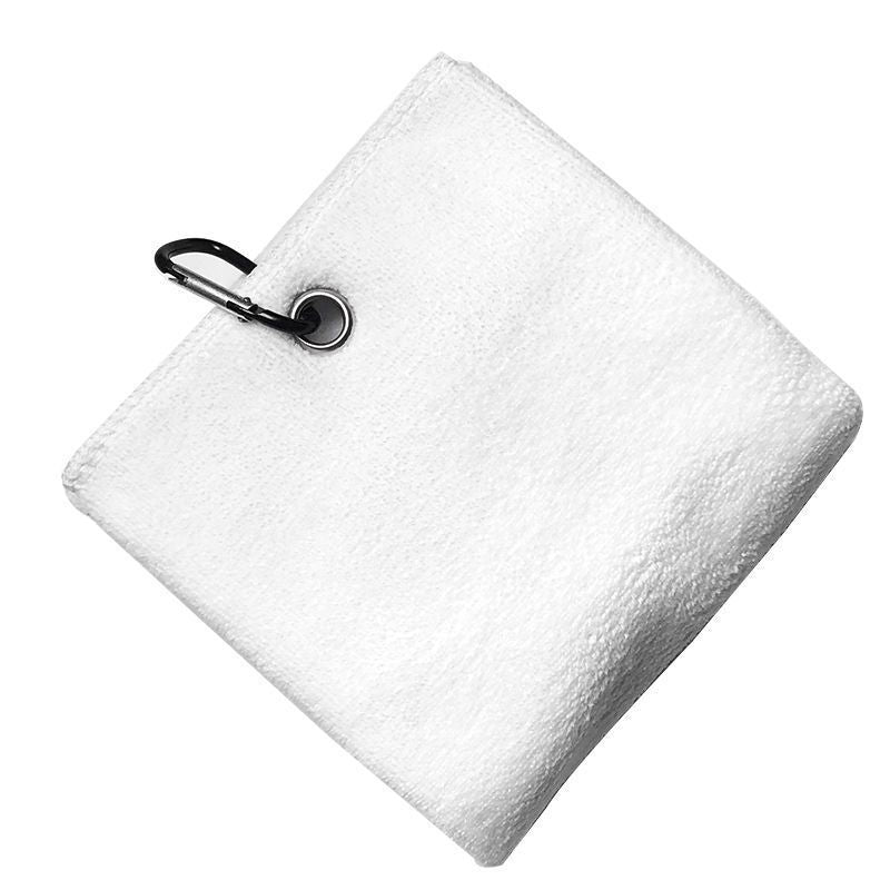 HKM-315539 Microfiber Golf Towel with Quick-Dry Hook - 40x40 cm, Absorbs Water in 21-25 Seconds