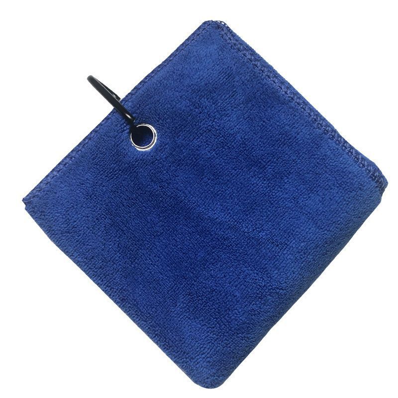 HKM-315539 Microfiber Golf Towel with Quick-Dry Hook - 40x40 cm, Absorbs Water in 21-25 Seconds