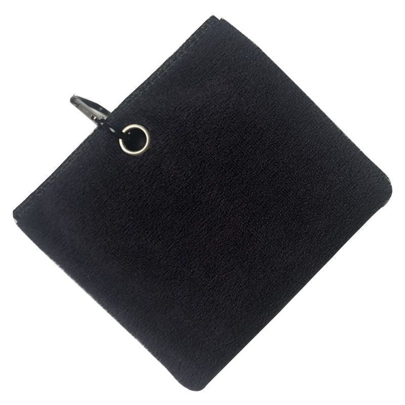 HKM-315539 Microfiber Golf Towel with Quick-Dry Hook - 40x40 cm, Absorbs Water in 21-25 Seconds