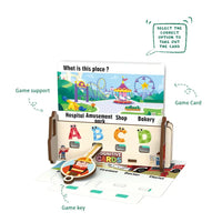 HKM-315795 Interactive Wooden Educational Toy Set for Kids – Enhance Thinking and Observation Skills
