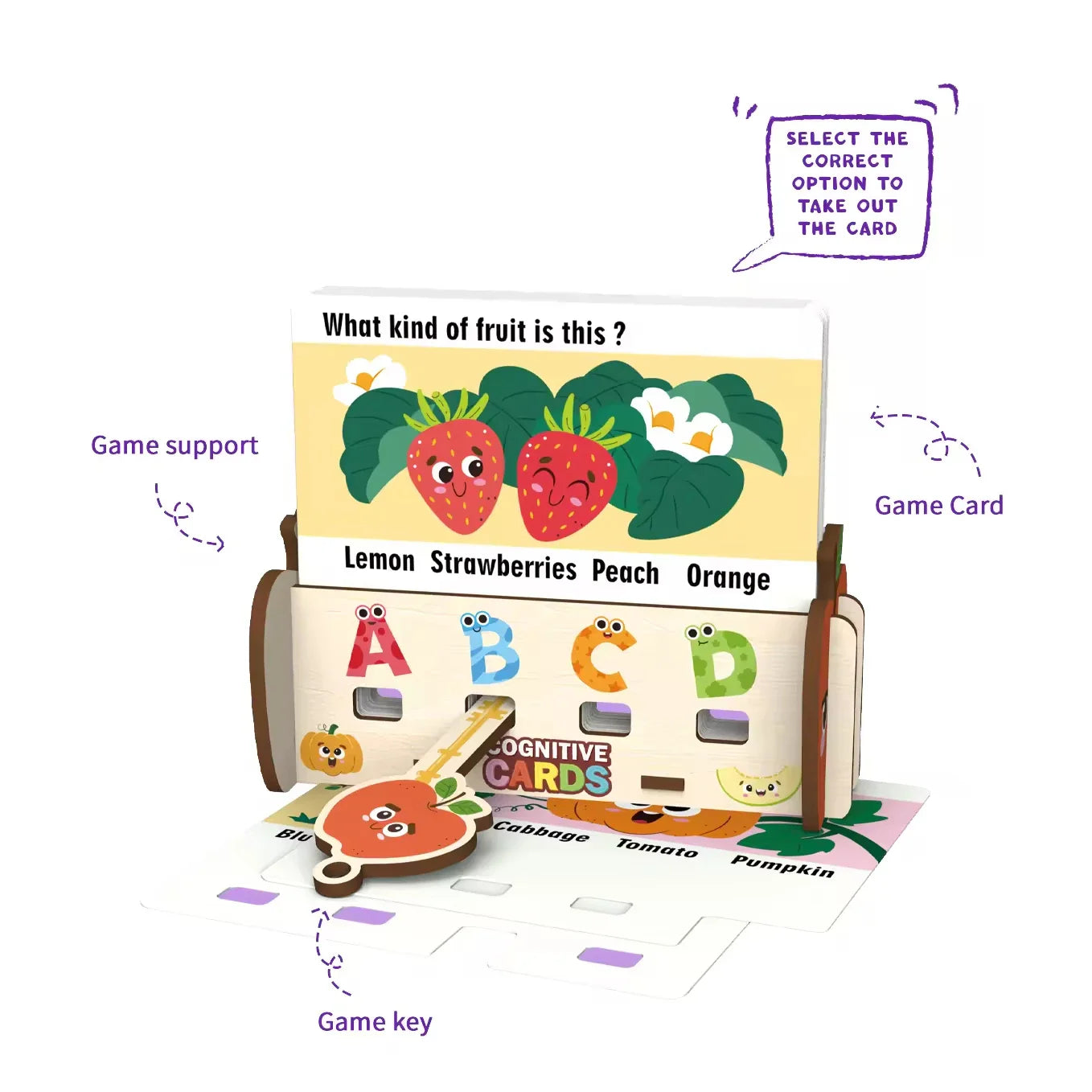 HKM-315795 Interactive Wooden Educational Toy Set for Kids – Enhance Thinking and Observation Skills