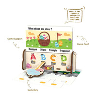 HKM-315795 Interactive Wooden Educational Toy Set for Kids – Enhance Thinking and Observation Skills