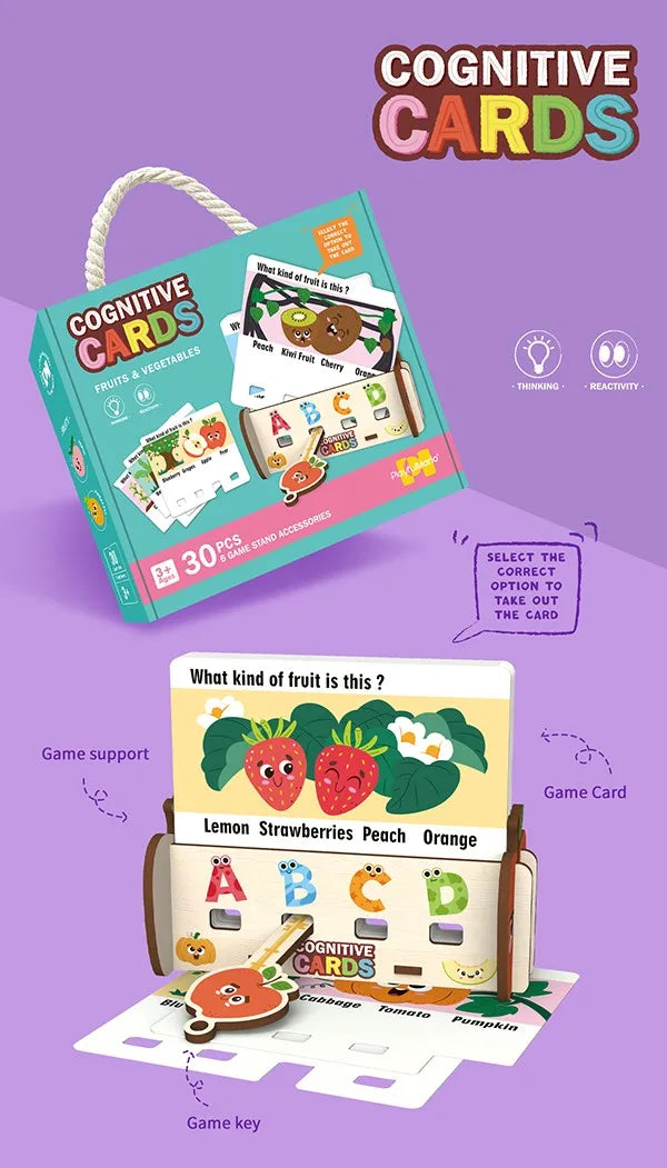 HKM-315795 Interactive Wooden Educational Toy Set for Kids – Enhance Thinking and Observation Skills