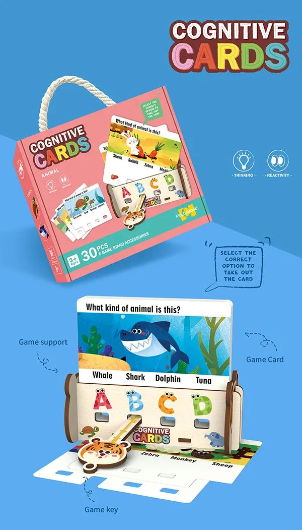 HKM-315795 Interactive Wooden Educational Toy Set for Kids – Enhance Thinking and Observation Skills