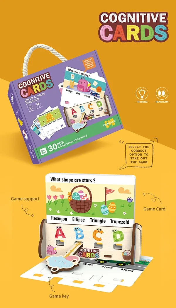 HKM-315795 Interactive Wooden Educational Toy Set for Kids – Enhance Thinking and Observation Skills