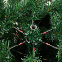 HKM-315923 Foldable 180 cm Artificial Christmas Tree with Lifelike Cones & Berries