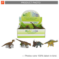 HKM-315923 Lifelike Plastic Dinosaur Toy Set for Kids Aged 5-13 Years, 12 Piece Collection
