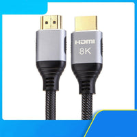 HKM-315987 Ultra-Clear Audio and Video Patch Cable with Nylon Braided Mesh - DP/MiniDP Compatible