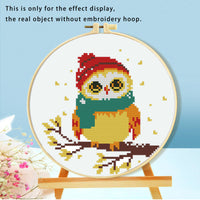 HKM-316115 Mushroom Embroidery DIY Kit with Various Cartoon Designs and Complete Accessories