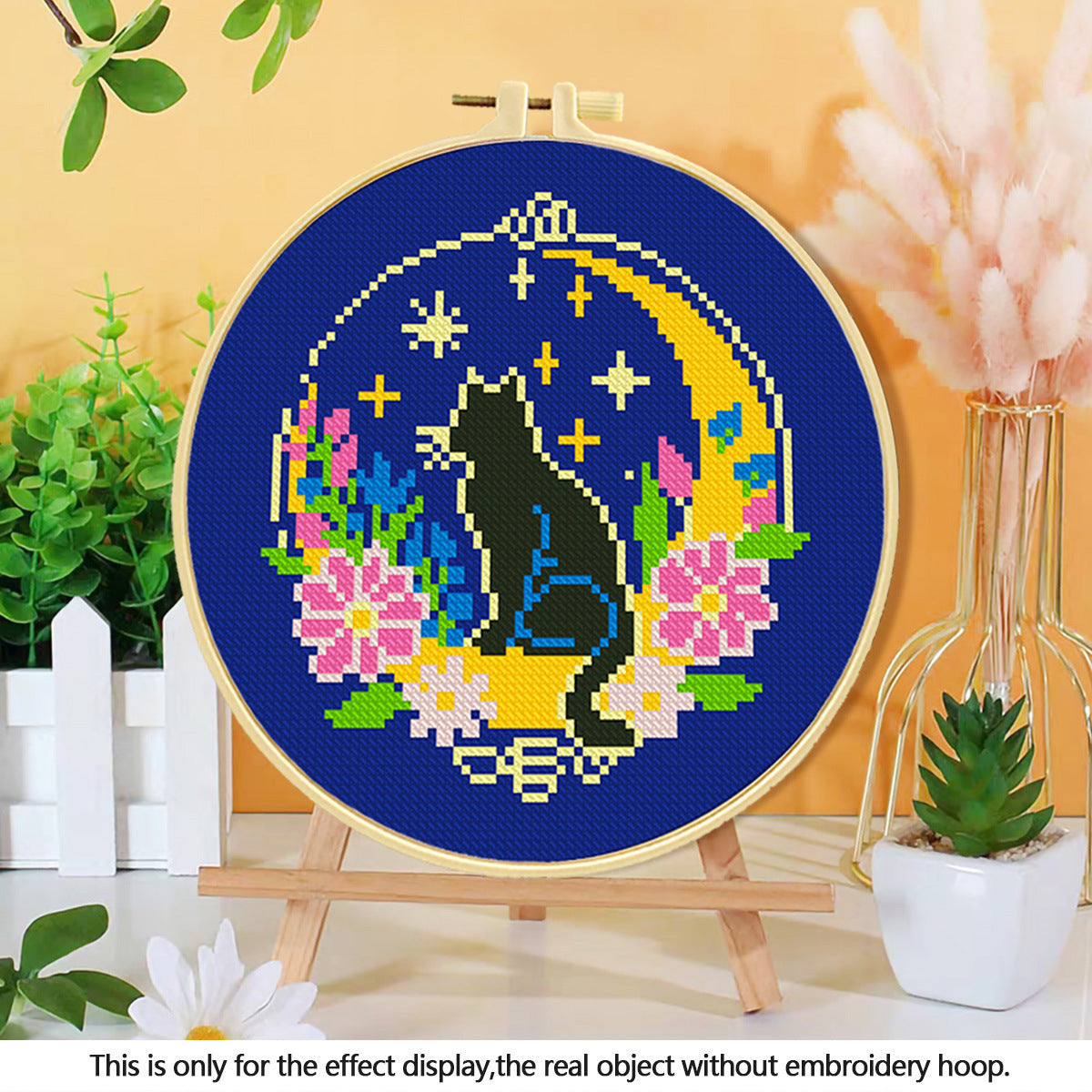 KTX-316115 Mushroom Embroidery DIY Kit with Various Cartoon Designs and Complete Accessories
