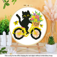 HKM-316115 Mushroom Embroidery DIY Kit with Various Cartoon Designs and Complete Accessories