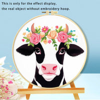 HKM-316115 Mushroom Embroidery DIY Kit with Various Cartoon Designs and Complete Accessories