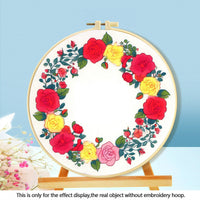 HKM-316115 Mushroom Embroidery DIY Kit with Various Cartoon Designs and Complete Accessories