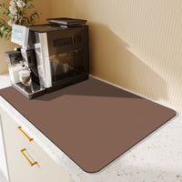 HKM-316179 Absorbent Square Drying Mat for Bar Counter and Kitchen Basin - Non-slip Water Draining Pad
