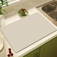HKM-316179 Absorbent Square Drying Mat for Bar Counter and Kitchen Basin - Non-slip Water Draining Pad