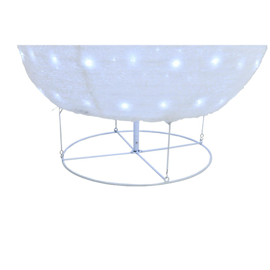 HKM-316243 Plush Snowman Lantern with Warm LED Lights for Indoor and Outdoor Holiday Decor