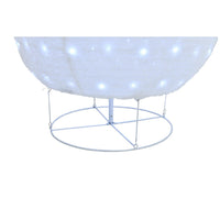 HKM-316243 Plush Snowman Lantern with Warm LED Lights for Indoor and Outdoor Holiday Decor