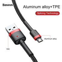 HKM-316307 Android Data Cable for Fast Charging - Compatible with Xiaomi Devices - Red, Gray, and Black Options