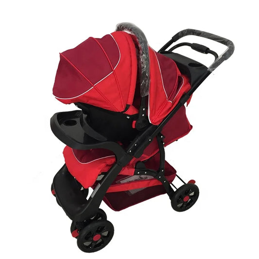 KTX-316307 Newborn Baby Stroller with Adjustable Canopy and Compact Folding Design