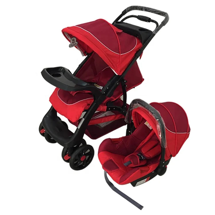 KTX-316307 Newborn Baby Stroller with Adjustable Canopy and Compact Folding Design