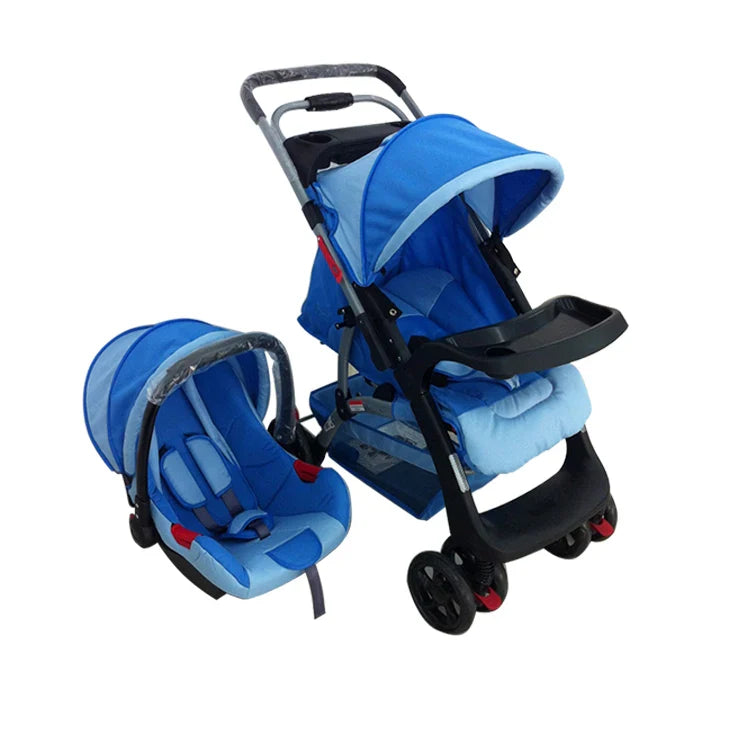 KTX-316307 Newborn Baby Stroller with Adjustable Canopy and Compact Folding Design