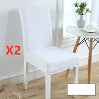 HKM-316499 Soft and Elastic Spandex Chair Cover for Home and Event Use, Fits Back 45-60 cm and Seat 40-50 cm