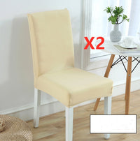 HKM-316499 Soft and Elastic Spandex Chair Cover for Home and Event Use, Fits Back 45-60 cm and Seat 40-50 cm