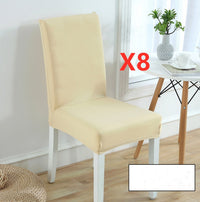 HKM-316499 Soft and Elastic Spandex Chair Cover for Home and Event Use, Fits Back 45-60 cm and Seat 40-50 cm
